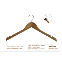 Eco Friendly Bamboo Wood Clothes Shirt Hangers